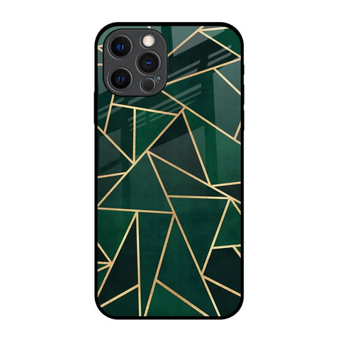 Abstract Green iPhone 12 Pro Glass Back Cover Online