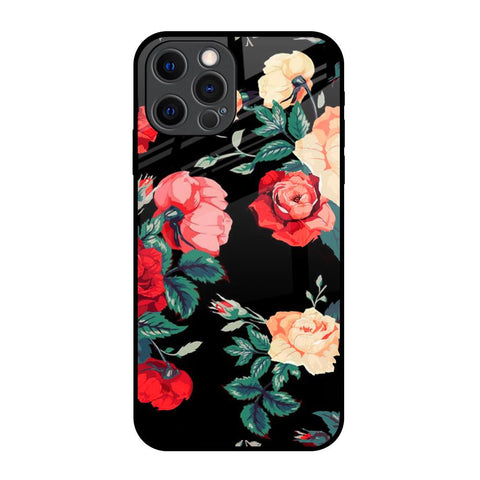 Floral Bunch iPhone 12 Pro Glass Back Cover Online