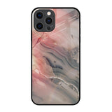 Pink And Grey Marble iPhone 12 Pro Glass Back Cover Online