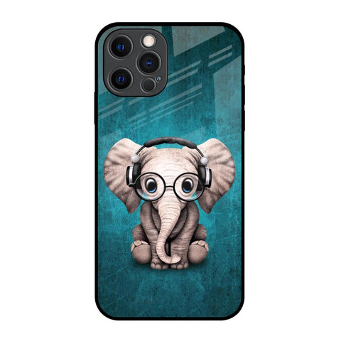 Adorable Baby Elephant iPhone 12 Pro Glass Back Cover Online