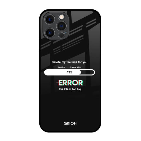 Error iPhone 12 Pro Glass Back Cover Online