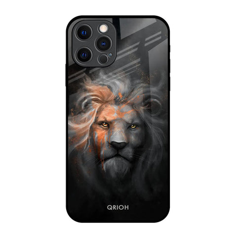 Devil Lion iPhone 12 Pro Glass Back Cover Online