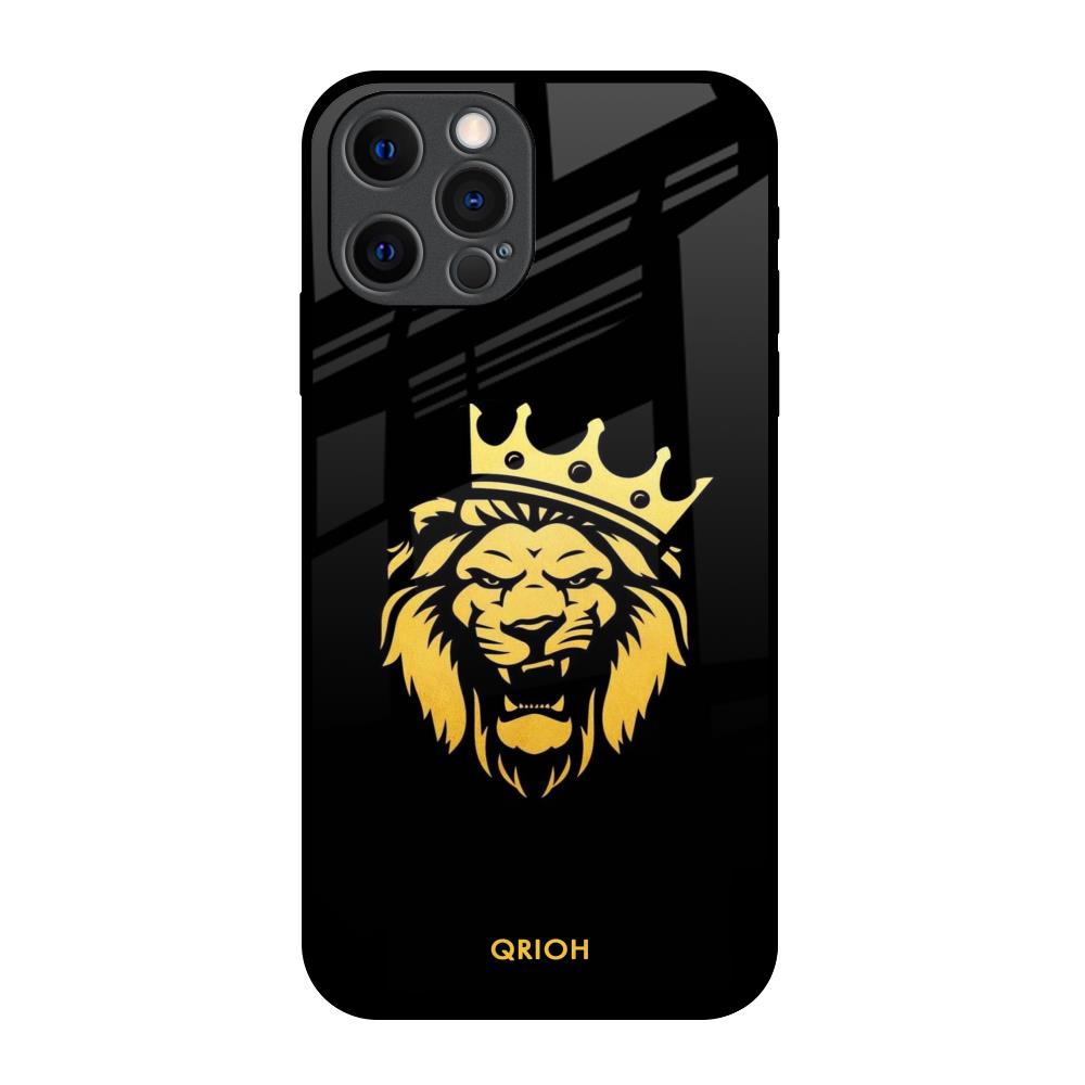 Lion The King iPhone 12 Pro Glass Back Cover Online