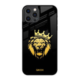 Lion The King iPhone 12 Pro Glass Back Cover Online