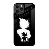 Monochrome Goku iPhone 12 Pro Glass Back Cover Online