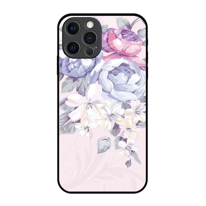 Elegant Floral iPhone 12 Pro Glass Back Cover Online