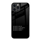 Black Soul iPhone 12 Pro Glass Back Cover Online