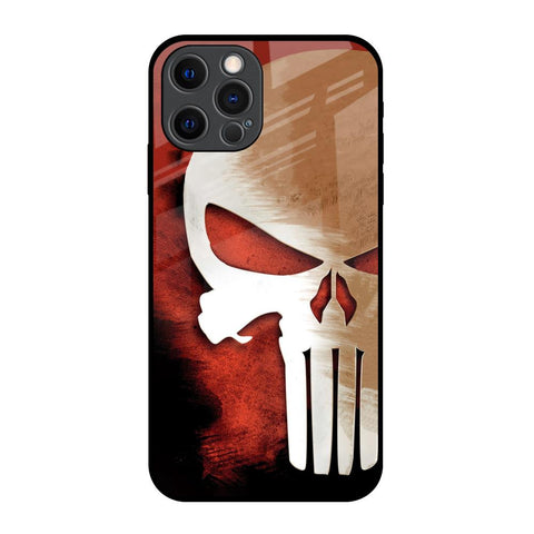 Red Skull iPhone 12 Pro Glass Back Cover Online