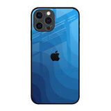 Blue Wave Abstract iPhone 12 Pro Glass Back Cover Online
