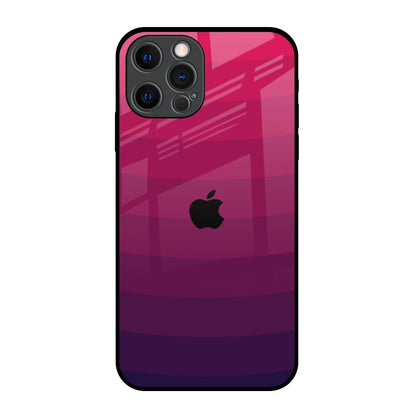 Wavy Pink Pattern iPhone 12 Pro Glass Back Cover Online