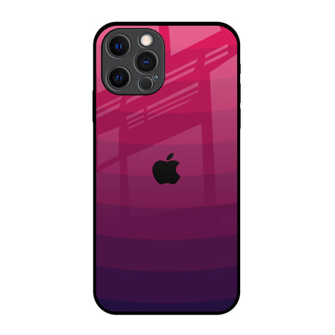 Wavy Pink Pattern iPhone 12 Pro Glass Back Cover Online