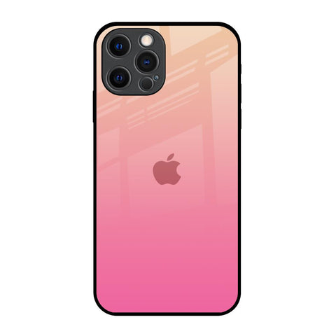 Pastel Pink Gradient iPhone 12 Pro Glass Back Cover Online