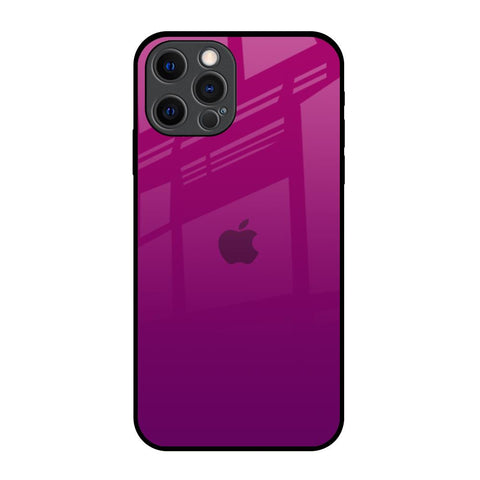 Magenta Gradient iPhone 12 Pro Glass Back Cover Online