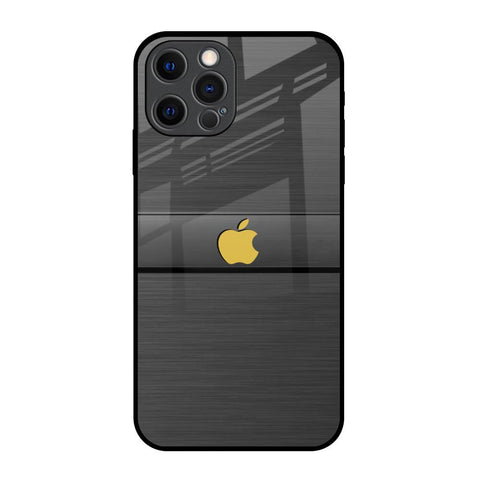 Grey Metallic Glass iPhone 12 Pro Glass Back Cover Online