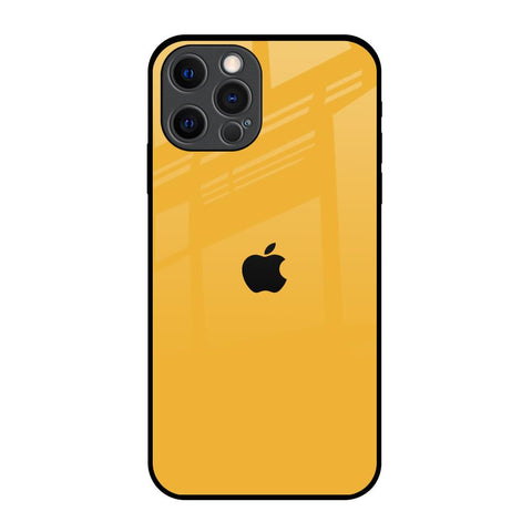 Fluorescent Yellow iPhone 12 Pro Glass Back Cover Online