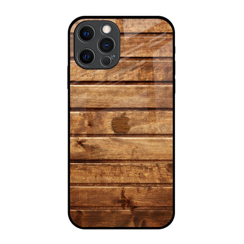 Wooden Planks iPhone 12 Pro Glass Back Cover Online