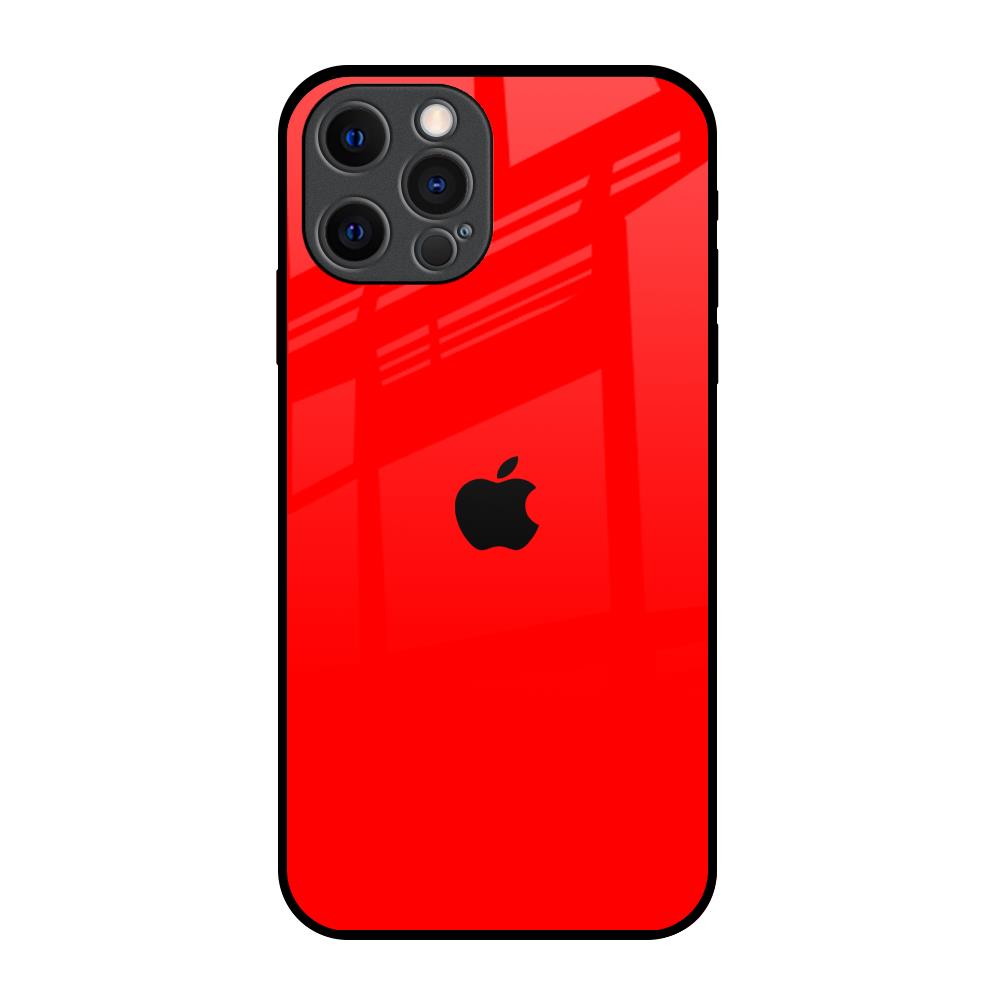 Blood Red iPhone 12 Pro Glass Back Cover Online