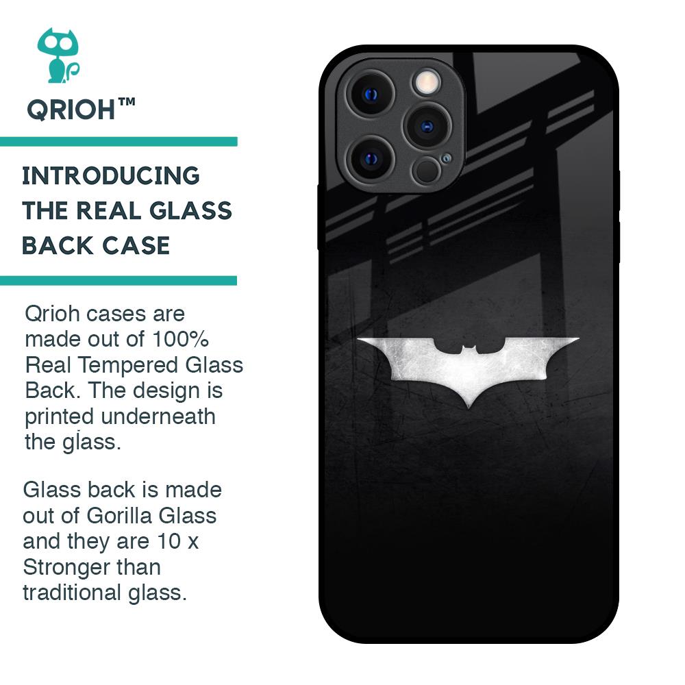 Super Hero Logo Glass Case for iPhone 12 Pro