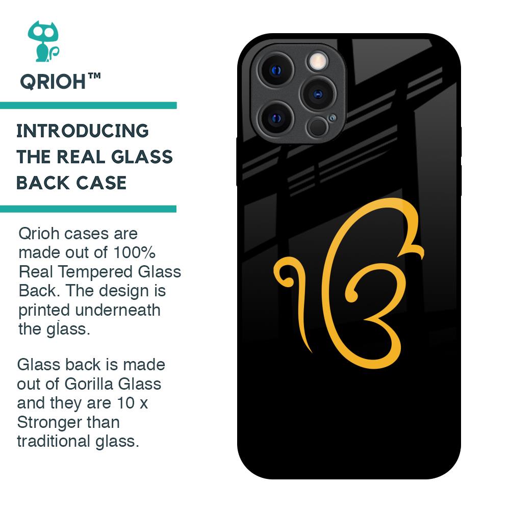 Luxury Fashion Initial Glass Case for iPhone 12 Pro