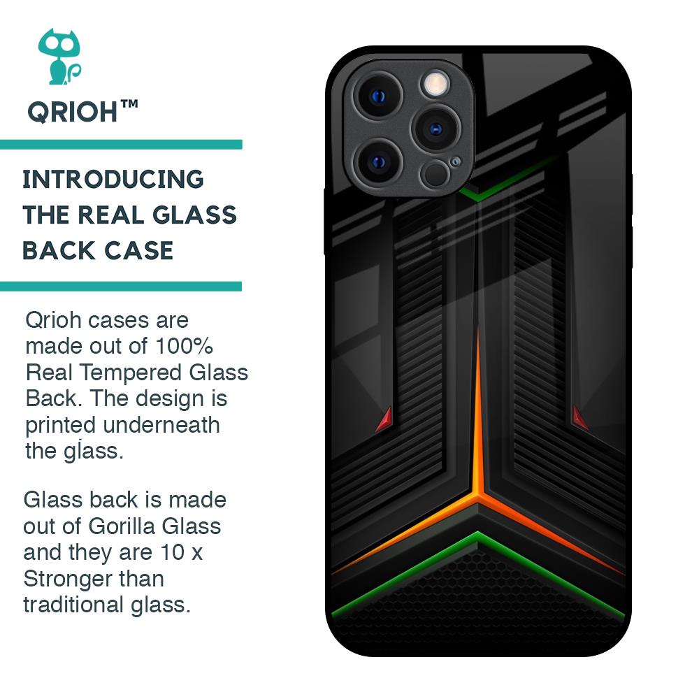 Modern Ultra Chevron Glass Case for iPhone 12 Pro