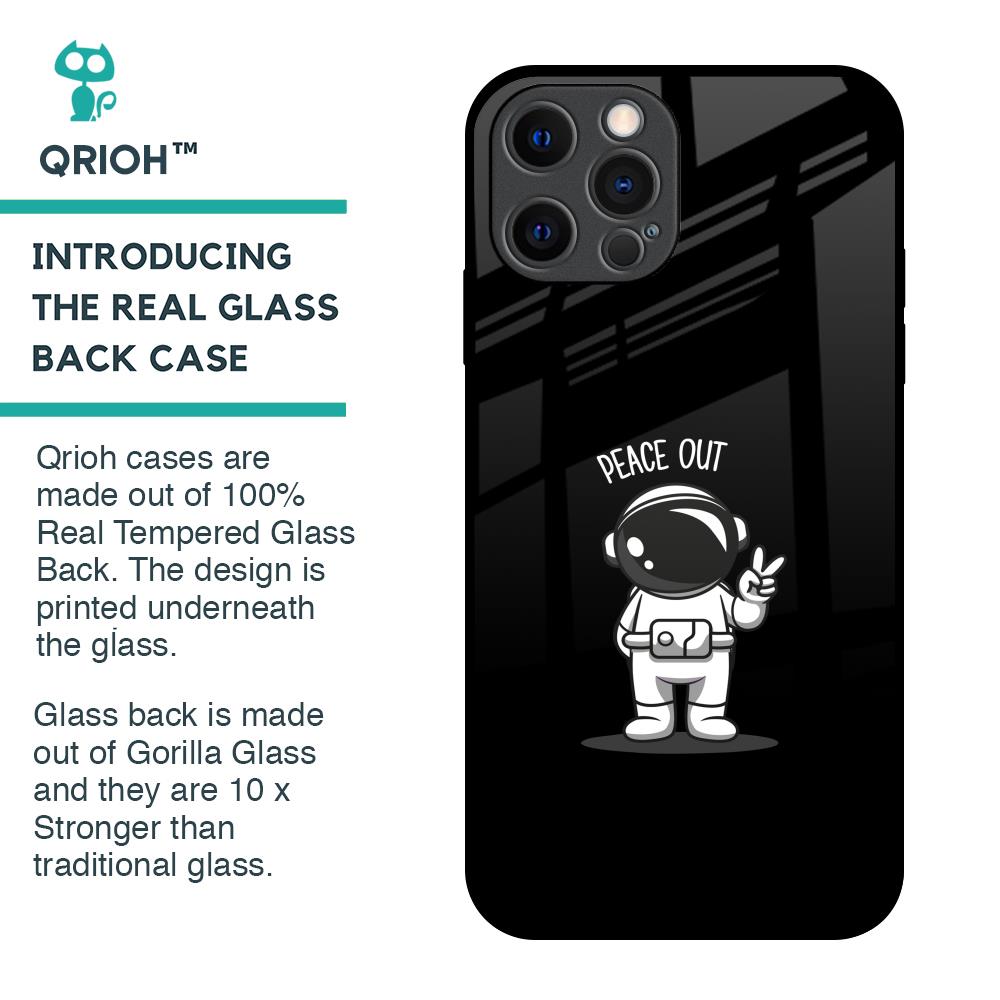 Peace Out Astro Glass Case for iPhone 12 Pro