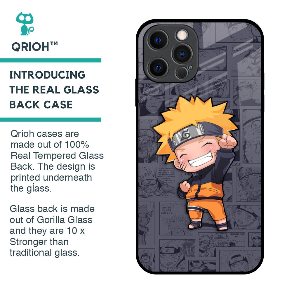 Orange Chubby Glass Case for iPhone 12 Pro