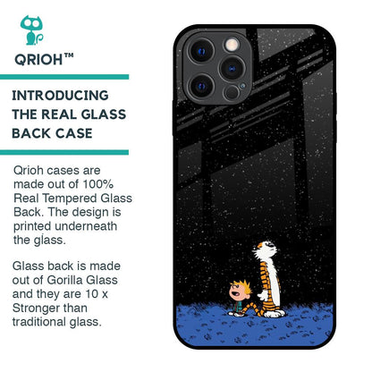 Night Sky Star Glass Case for iPhone 12 Pro