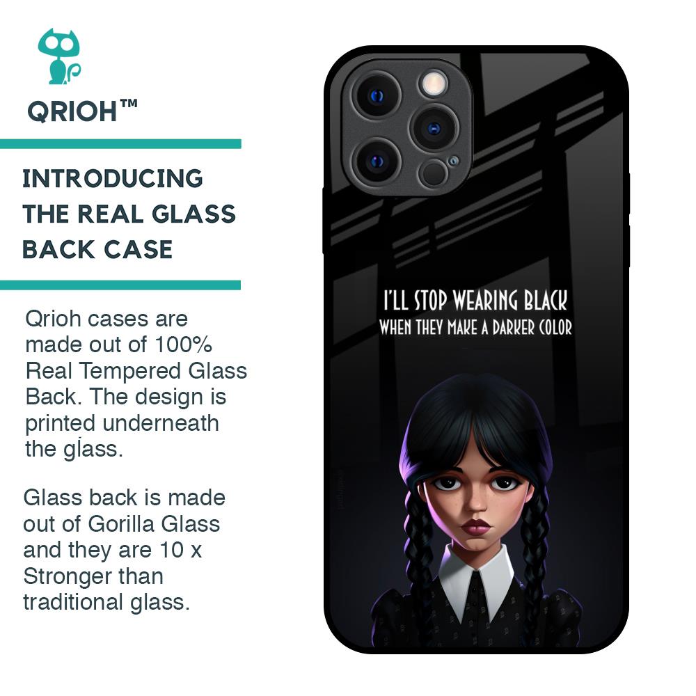 Aesthetic Digital Art Glass Case for iPhone 12 Pro