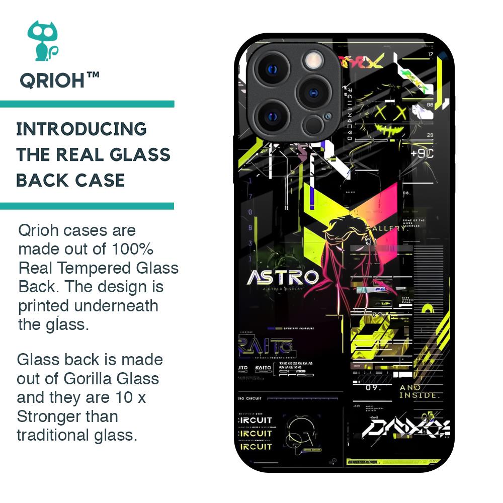 Astro Glitch Glass Case for iPhone 12 Pro