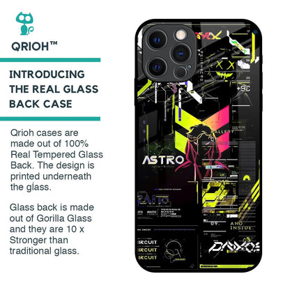 Astro Glitch Glass Case for iPhone 12 Pro