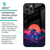 Retro Astronaut Glass Case for iPhone 12 Pro