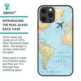 Travel Map Glass Case for iPhone 12 Pro