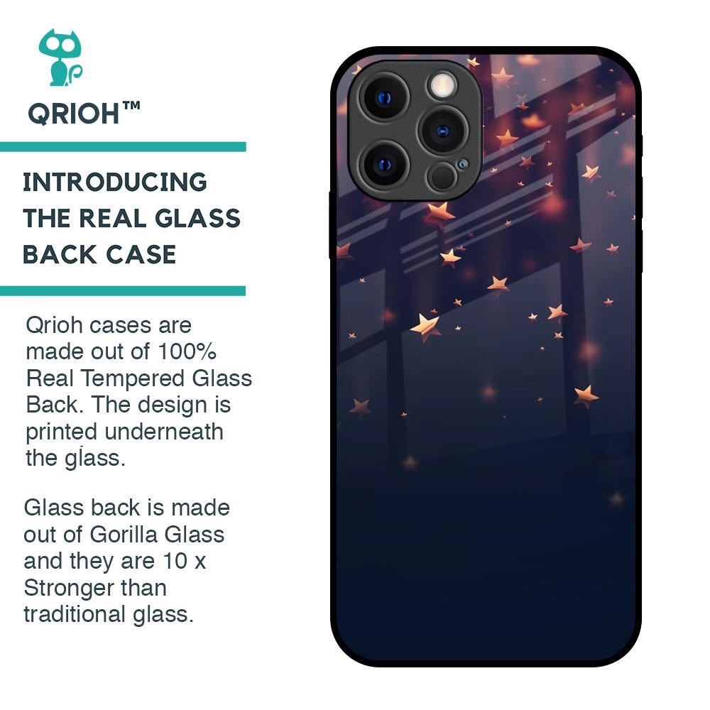 Falling Stars Glass Case For iPhone 12 Pro