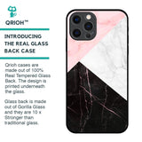 Marble Collage Art Glass Case For iPhone 12 Pro