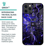 Techno Color Pattern Glass Case For iPhone 12 Pro