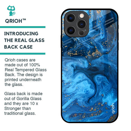 Gold Sprinkle Glass Case for iPhone 12 Pro