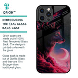 Moon Wolf Glass Case for iPhone 12 Pro