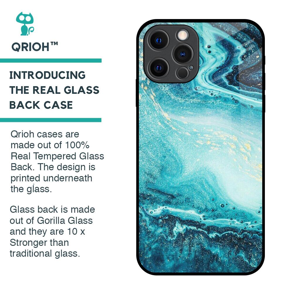 Sea Water Glass Case for iPhone 12 Pro