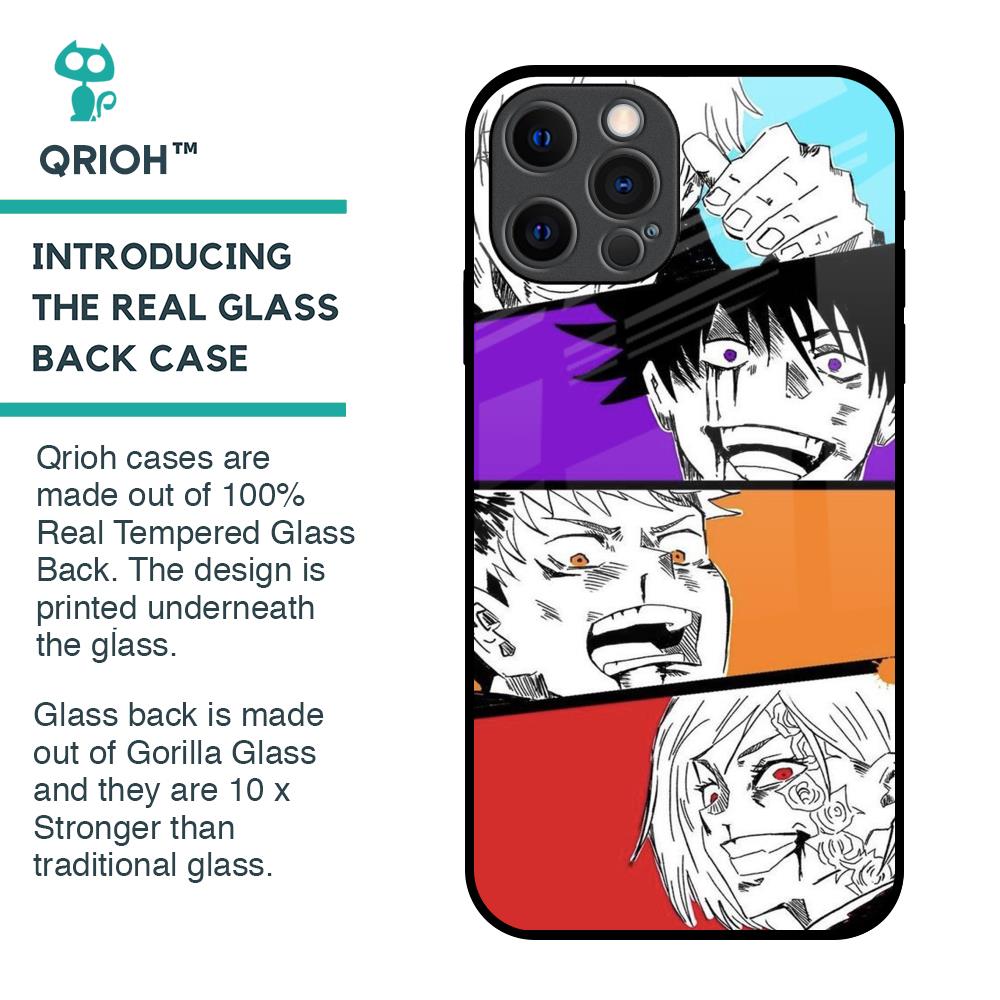 Anime Sketch Glass Case for iPhone 12 Pro