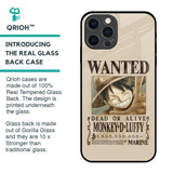Luffy Wanted Glass Case for iPhone 12 Pro