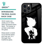 Monochrome Goku Glass Case for iPhone 12 Pro