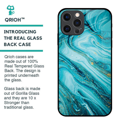 Ocean Marble Glass Case for iPhone 12 Pro