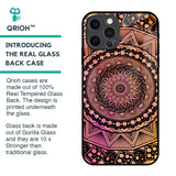Floral Mandala Glass Case for iPhone 12 Pro