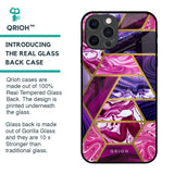 Electroplated Geometric Marble Glass Case for iPhone 12 Pro