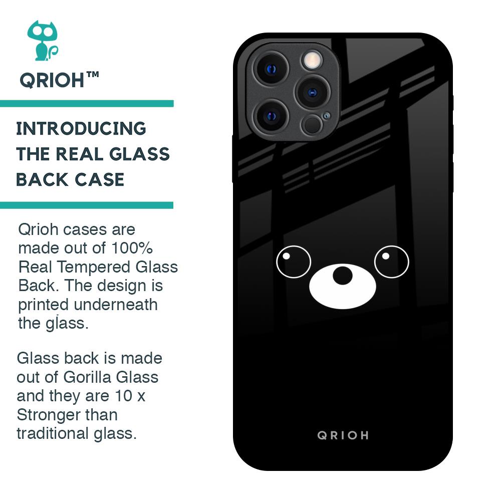 Cute Bear Glass Case for iPhone 12 Pro