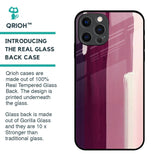 Brush Stroke Art Glass Case for iPhone 12 Pro