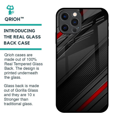 Modern Abstract Glass Case for iPhone 12 Pro