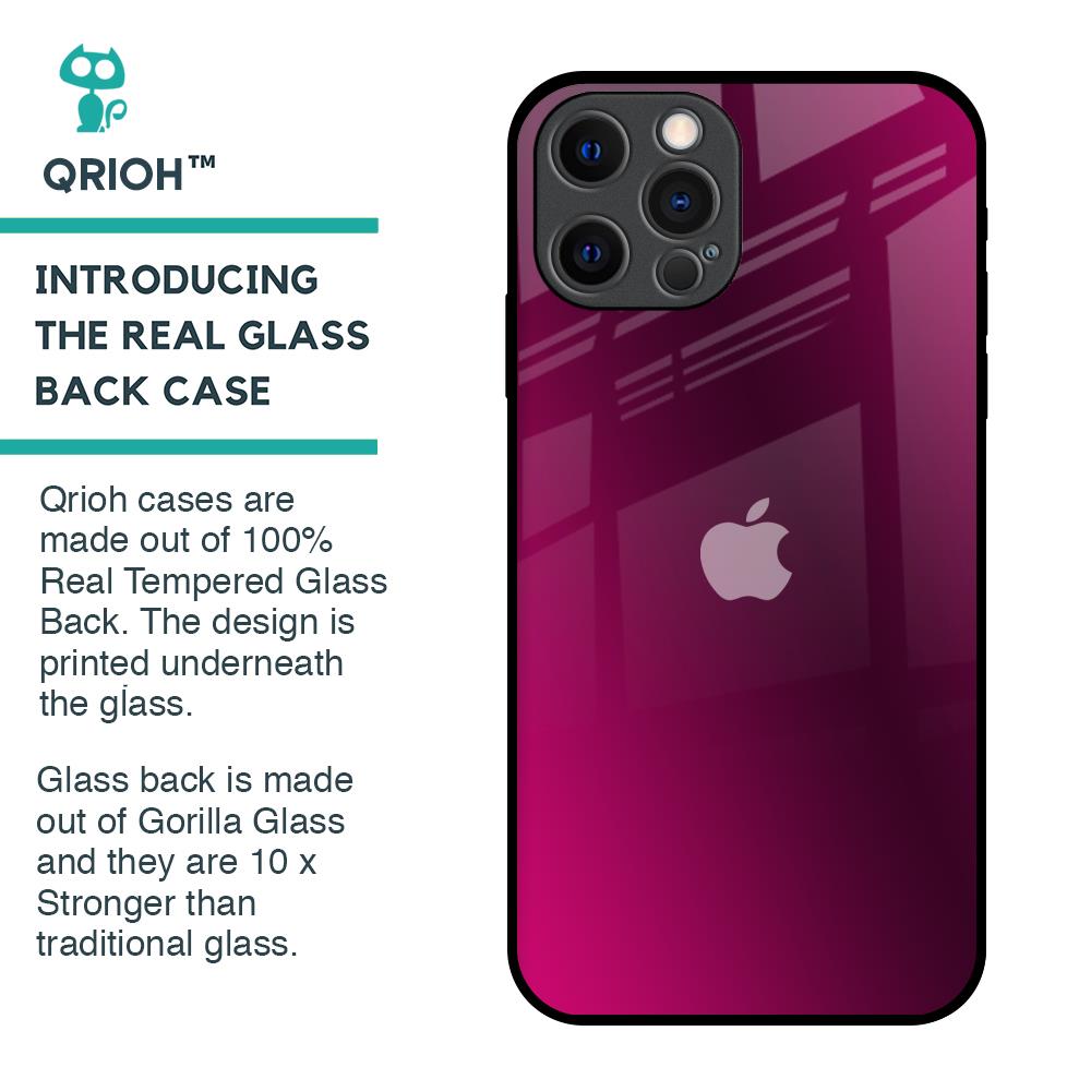 Pink Burst Glass Case for iPhone 12 Pro