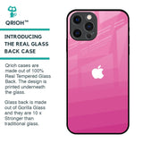 Pink Ribbon Caddy Glass Case for iPhone 12 Pro