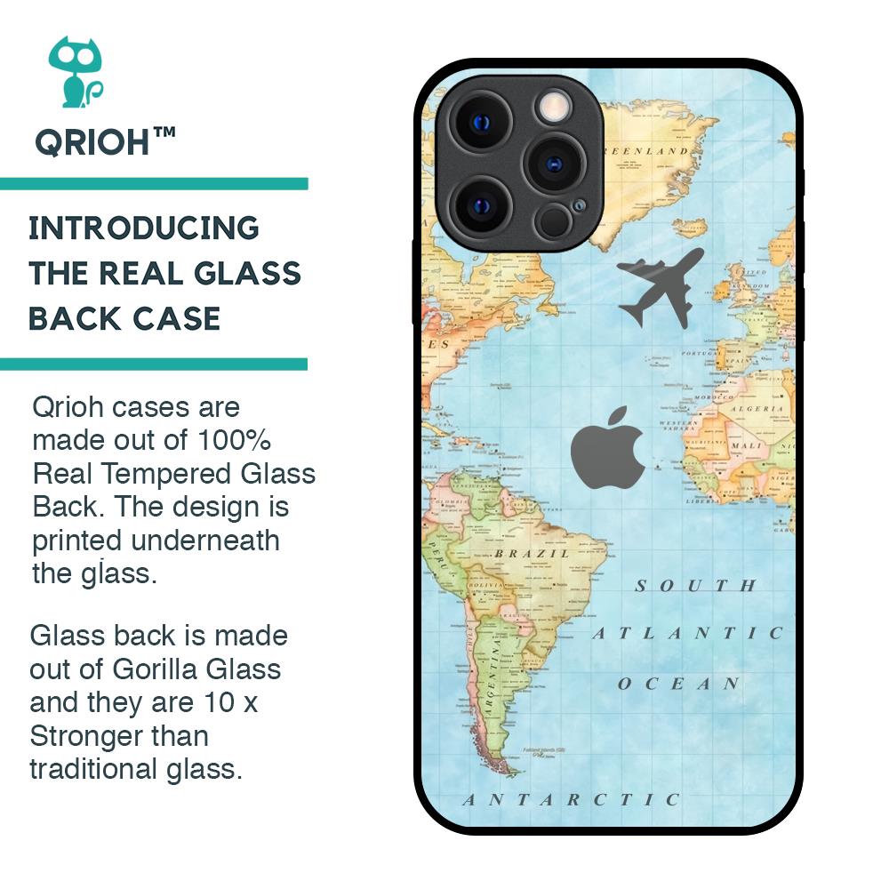Fly Around The World Glass Case for iPhone 12 Pro